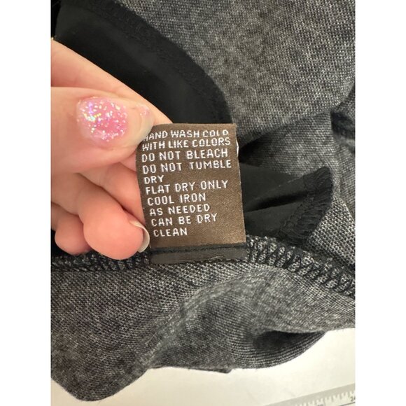 J.McLaughlin Womens Houndstooth Patterned Slim Fit Pants Size 0 Black/Gray Rayon - Picture 13 of 13